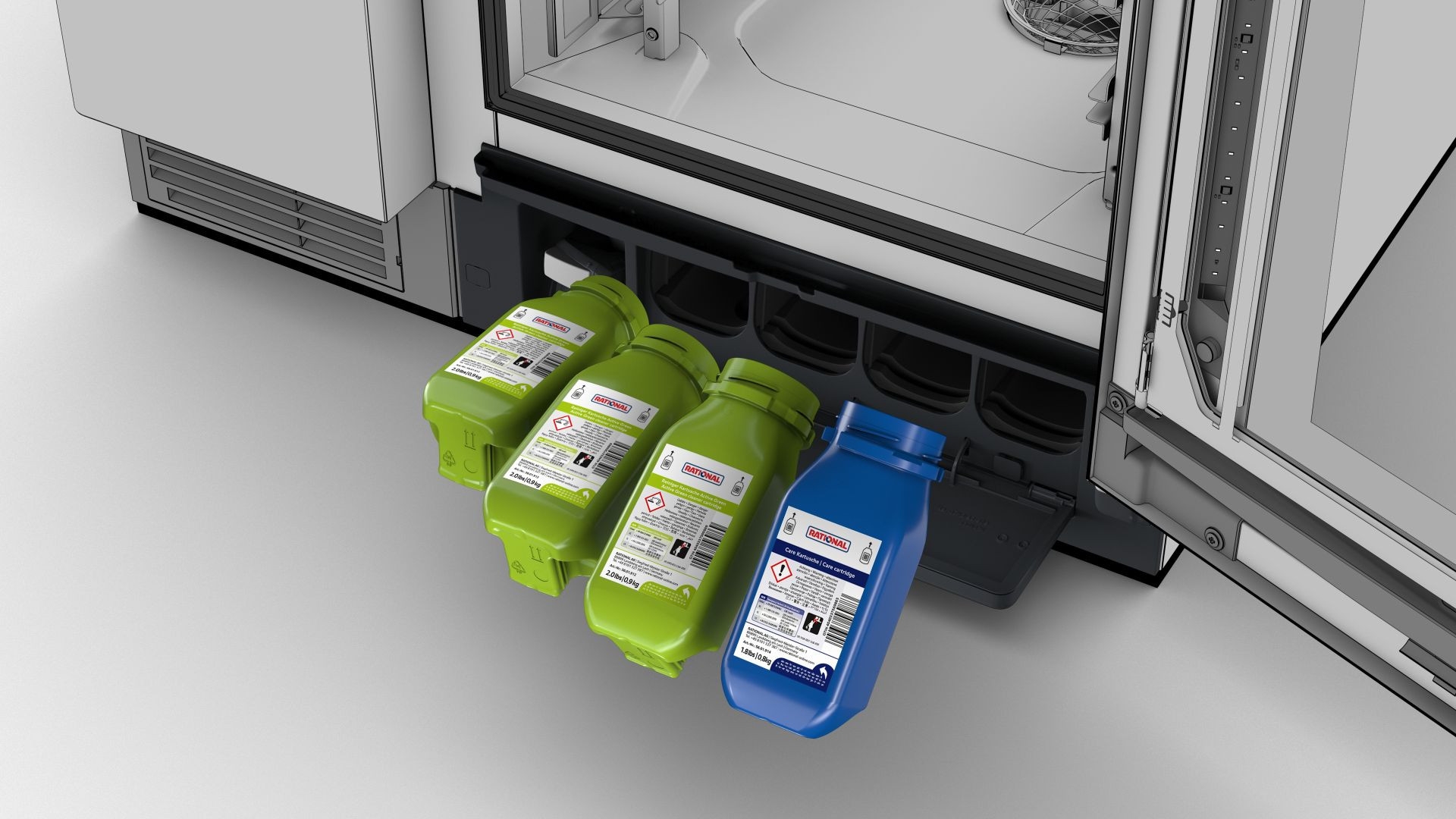 Čistiace kartuše RATIONAL Active Green 56.01.912 (6ks)